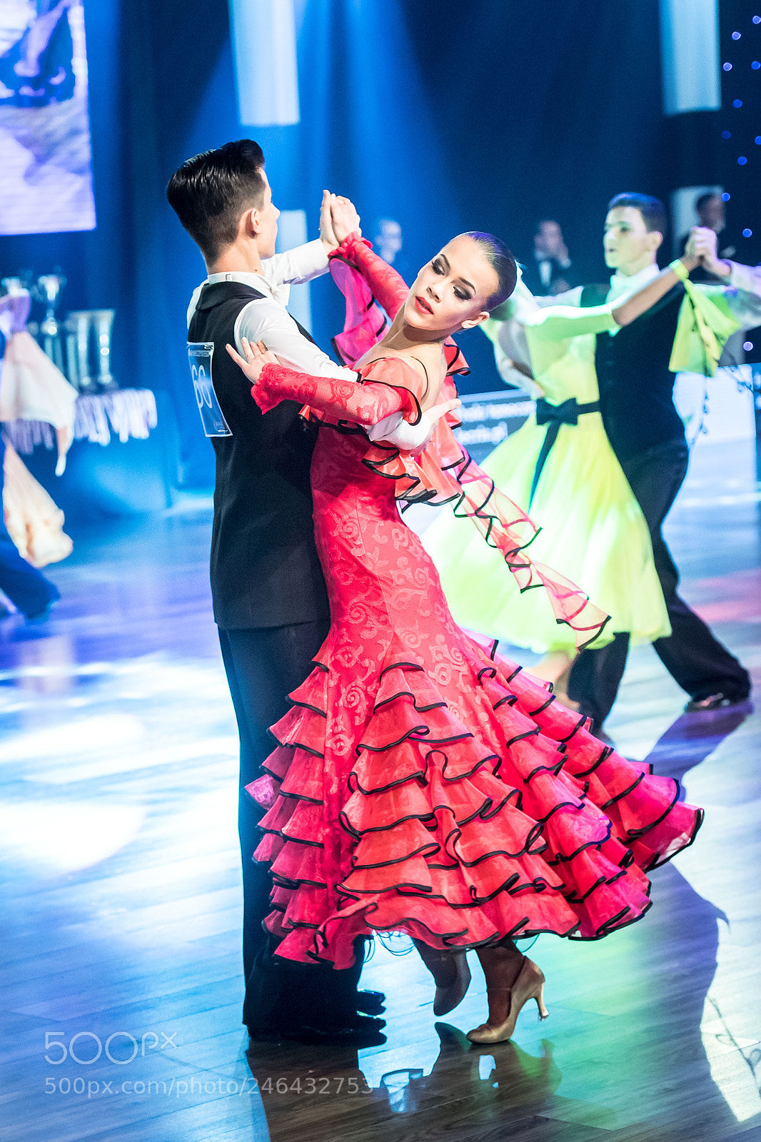 Nikon D5 sample photo. Dancers dancing standard dance photography