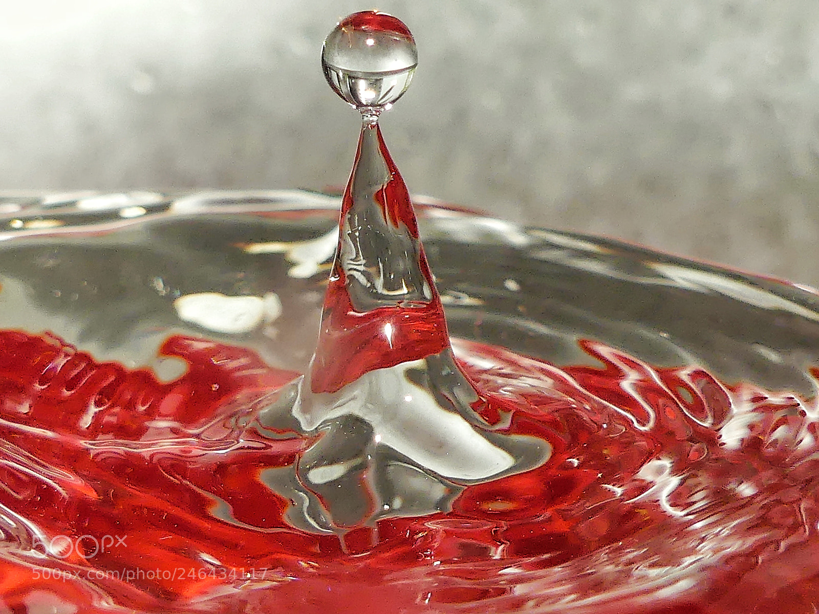Panasonic Lumix DMC-FZ300 sample photo. Red waterdrop. photography
