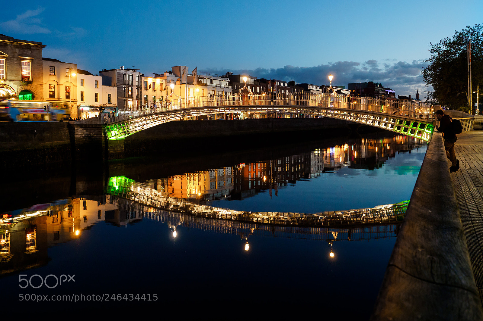 Olympus OM-D E-M5 II sample photo. The ha'penny bridge photography
