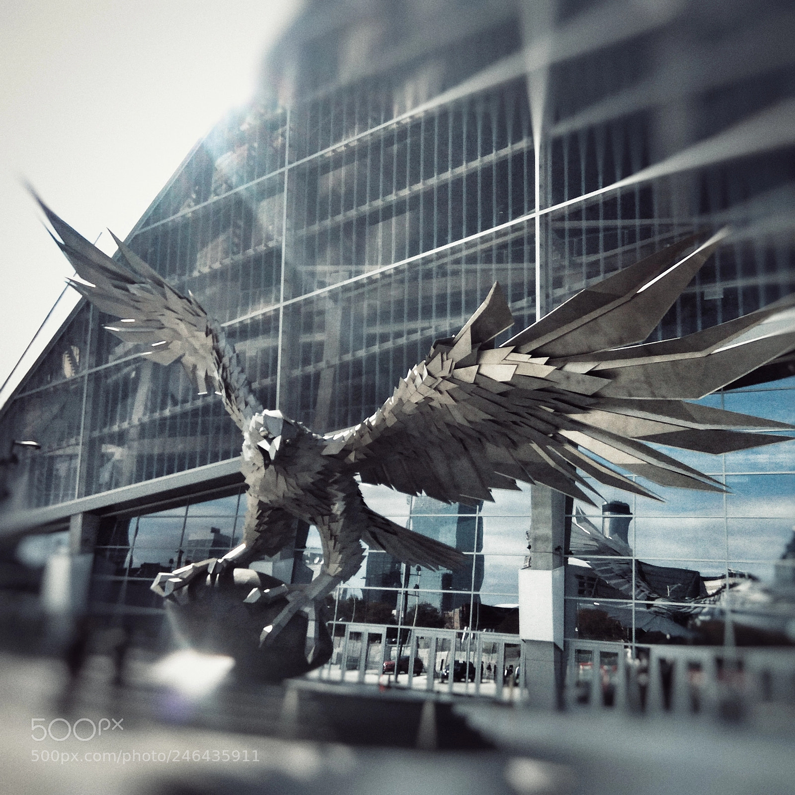 Xiaomi Redmi Note3 sample photo. Atlanta falcons stadium photography