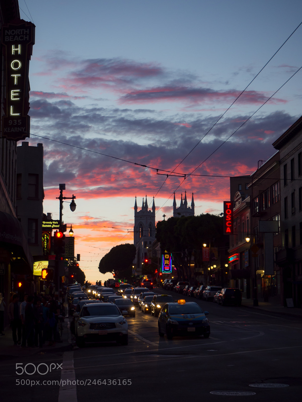 Olympus OM-D E-M10 II sample photo. Sunset in san francisco photography