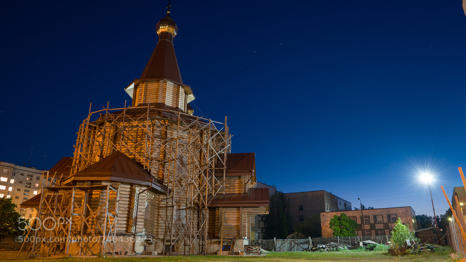 Samsung NX500 sample photo. Wooden church photography
