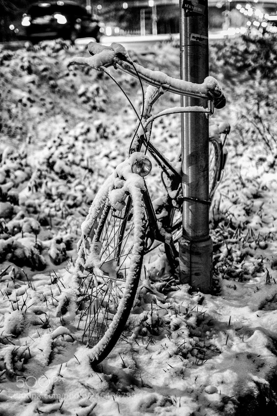 Canon EOS 7D Mark II sample photo. Snow bike photography