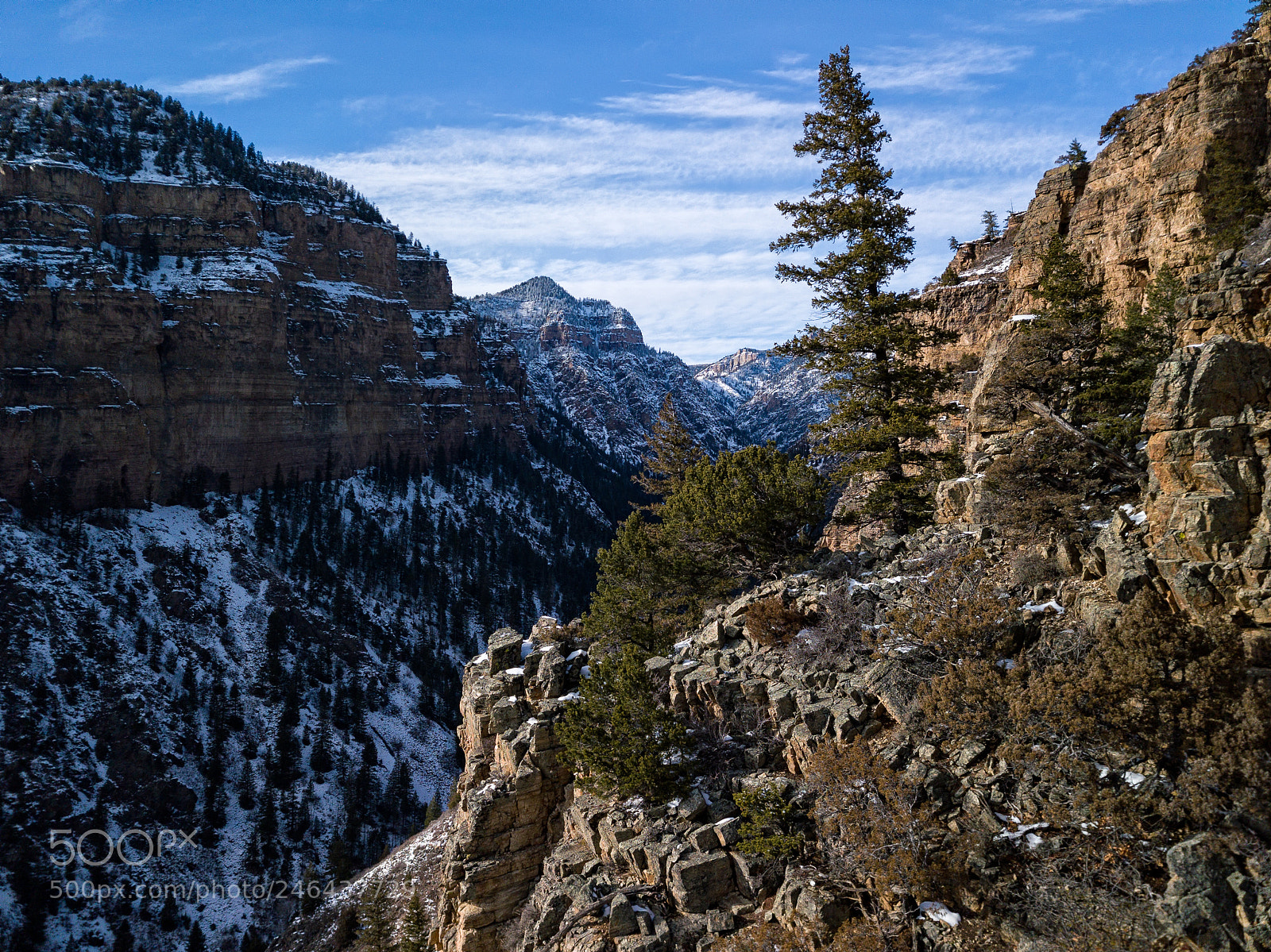 DJI FC220 sample photo. Scenic winter views in photography