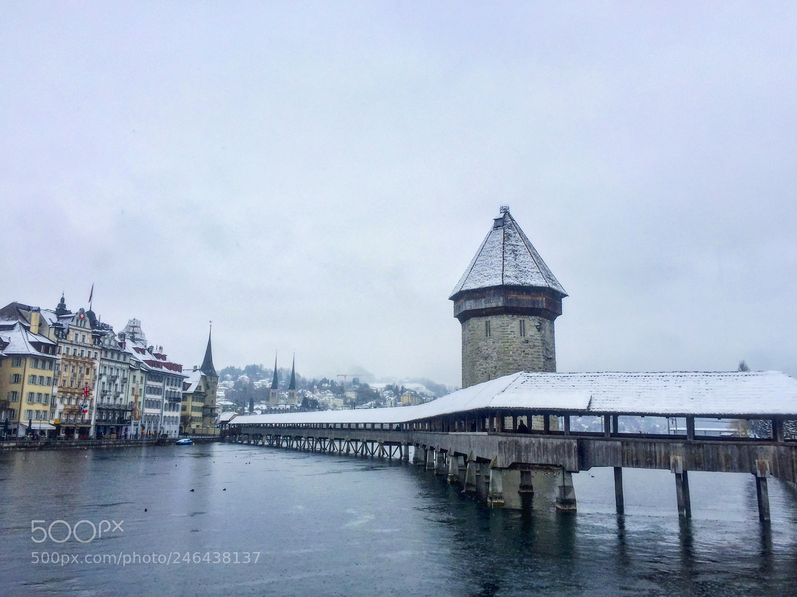 Apple iPhone 6 sample photo. Winter in luzern photography