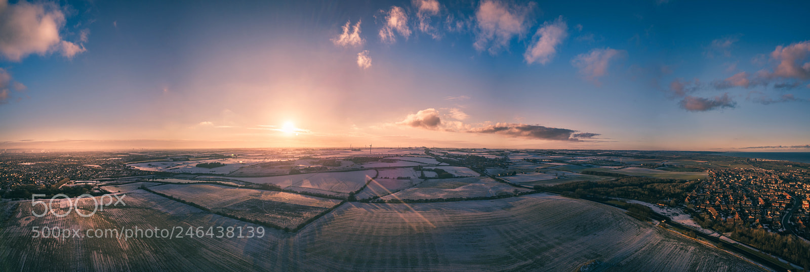 DJI FC220 sample photo. Hartlepool aerial panoramic photography