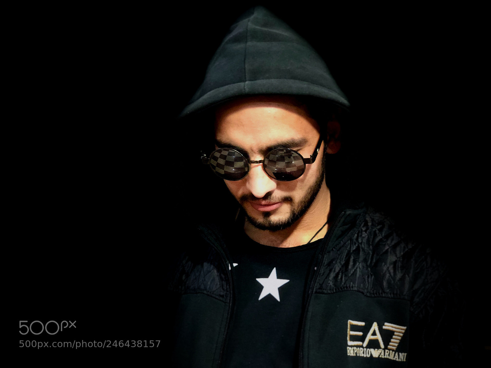 Apple iPhone X sample photo. Portrait black photography
