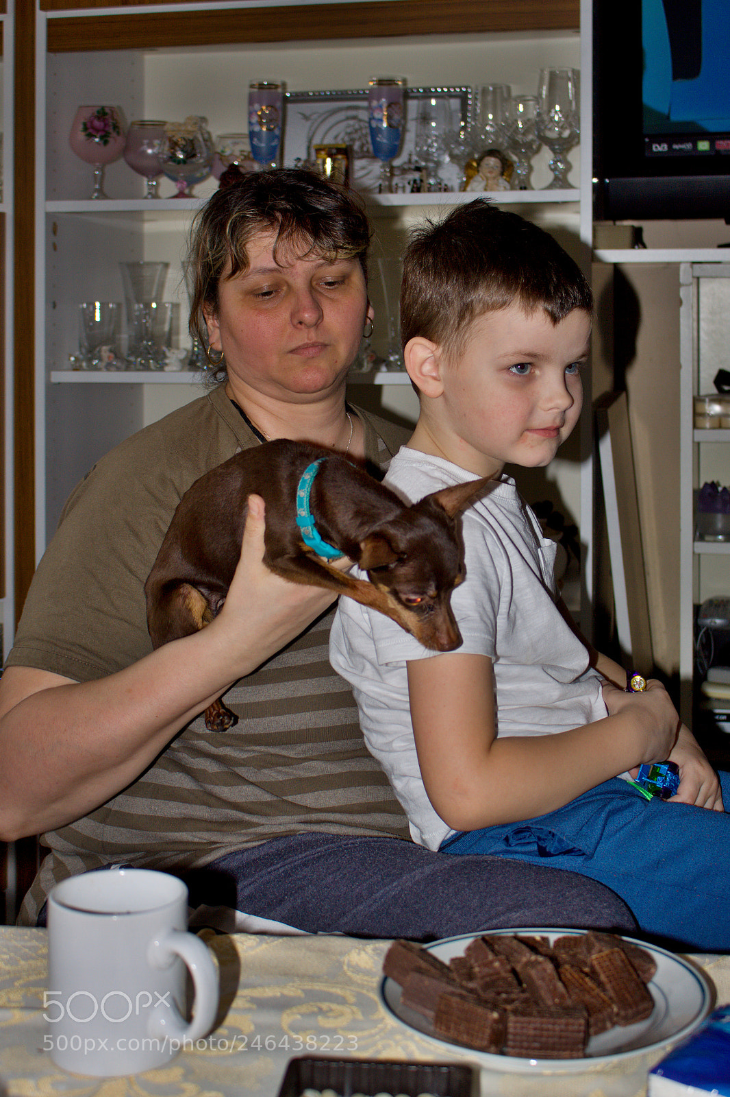 Canon EOS 50D sample photo. Grandmother with her grandson photography