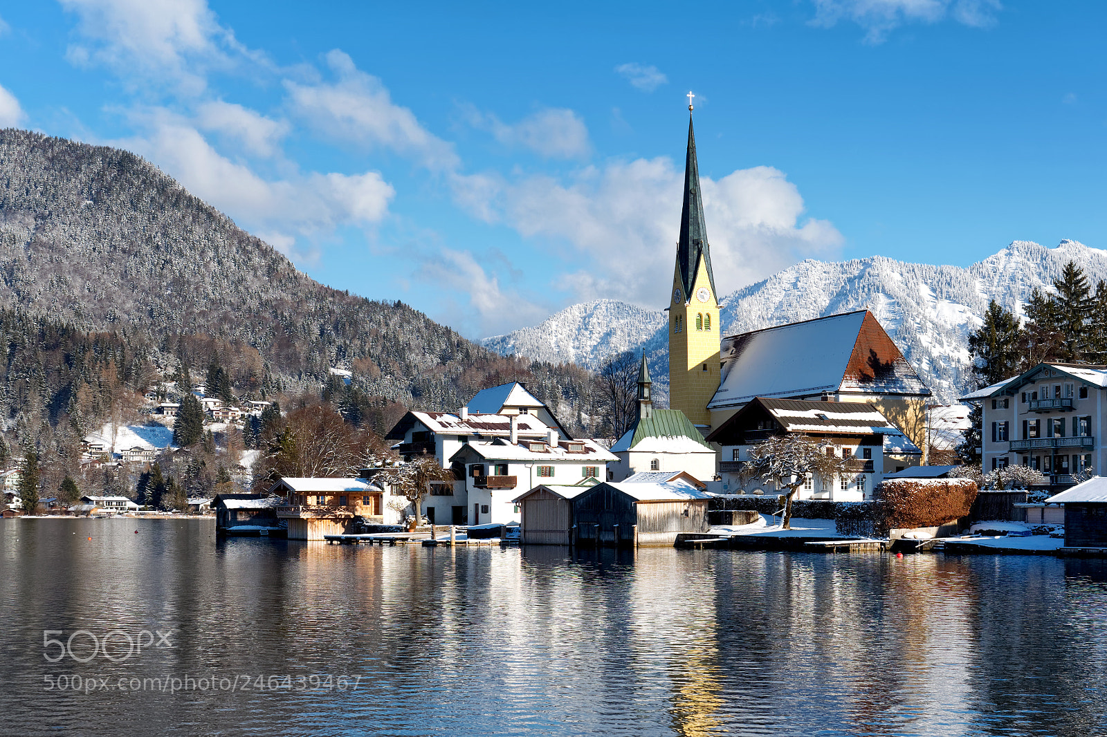 Olympus OM-D E-M1 sample photo. Bavarian postcard - winter photography