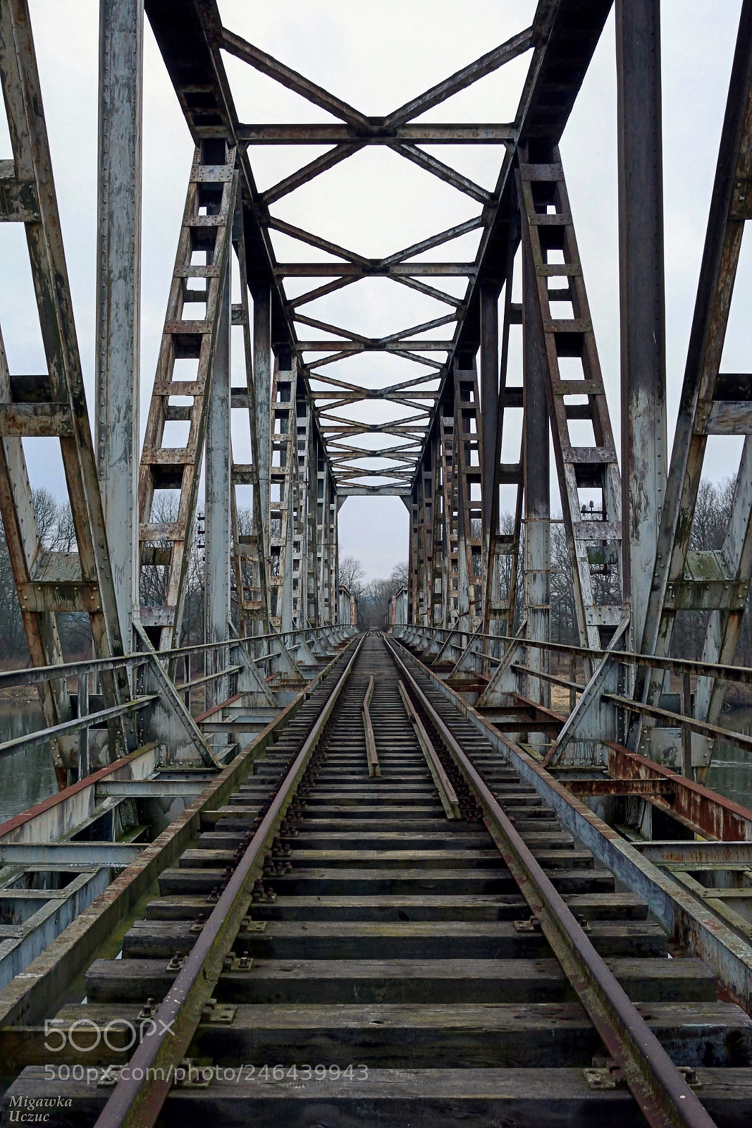 Nikon D5200 sample photo. Bridge in iron photography