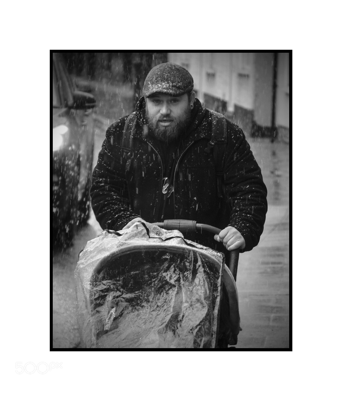 Fujifilm X-Pro2 sample photo. Dad with buggy east photography