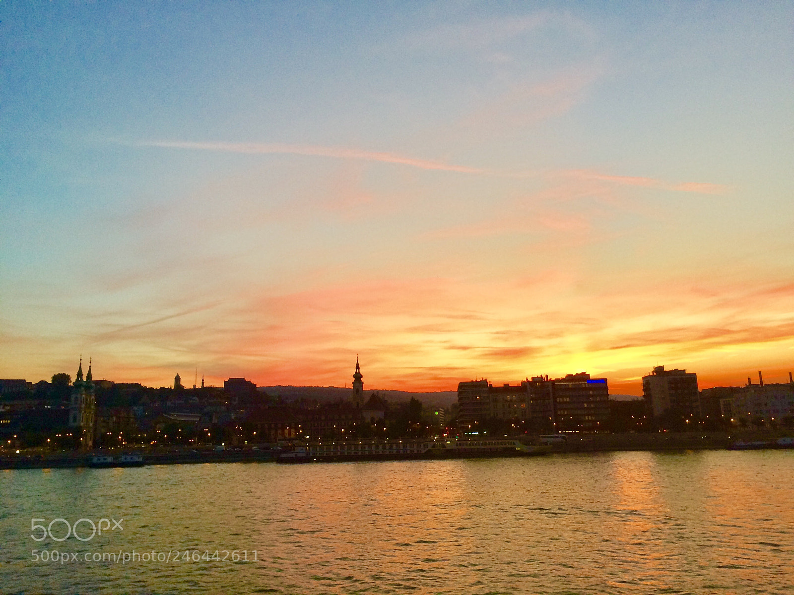 Apple iPhone 5s sample photo. Budapest by evening on photography