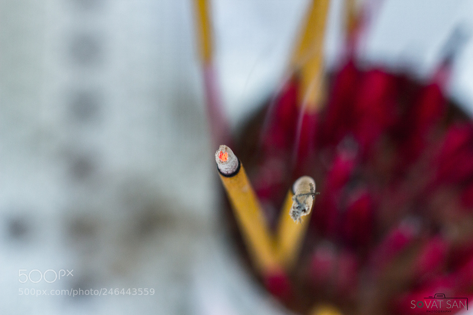 Canon EOS 60D sample photo. Burning incense stick photography