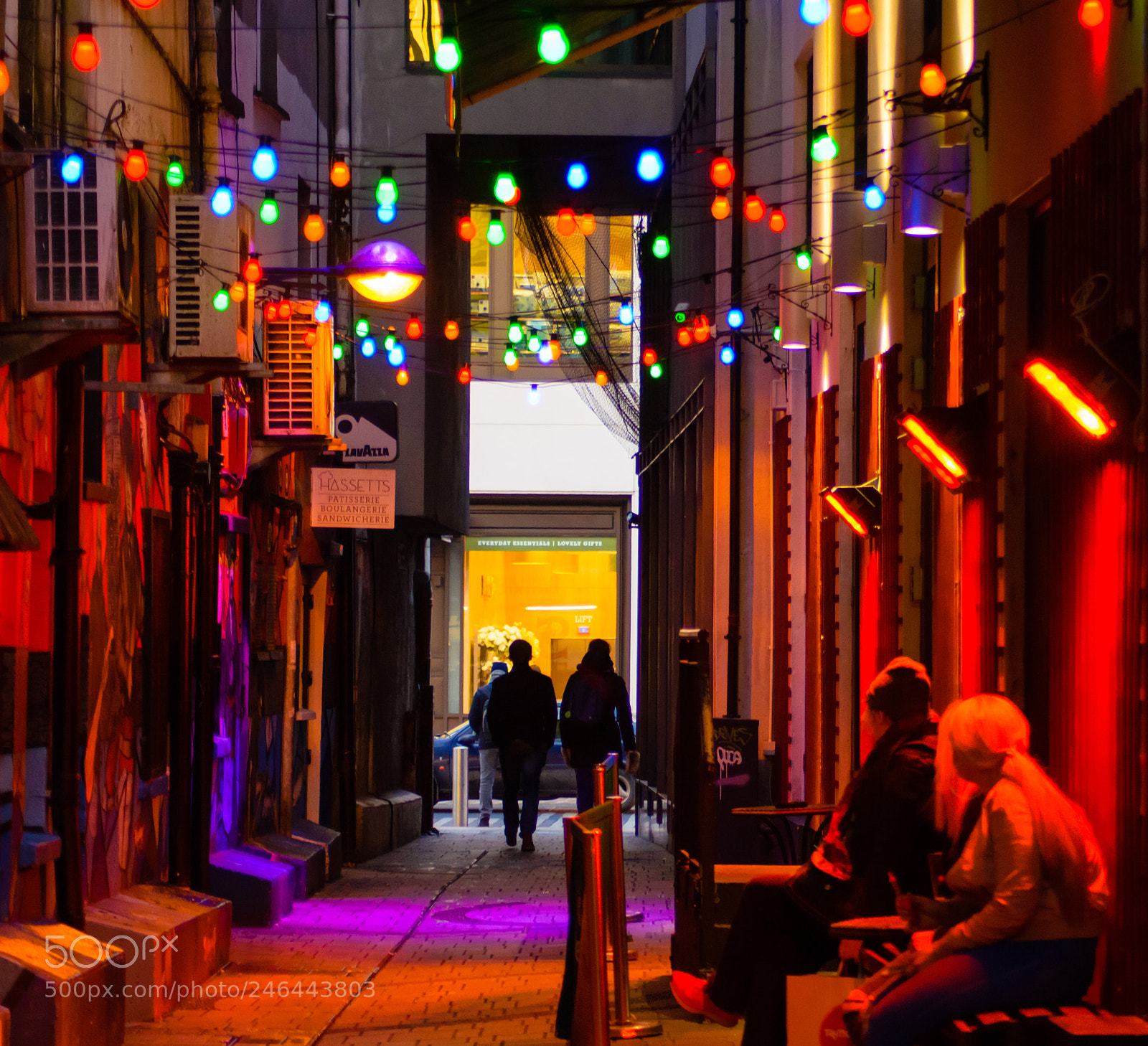 Nikon D5100 sample photo. Light in the alley photography