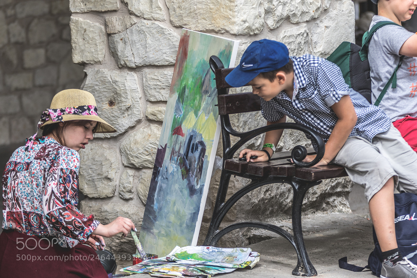 Canon EOS 7D Mark II sample photo. Young painter photography