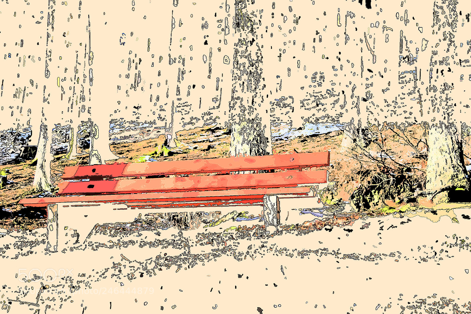 Canon EOS 600D (Rebel EOS T3i / EOS Kiss X5) sample photo. Bench in color photography