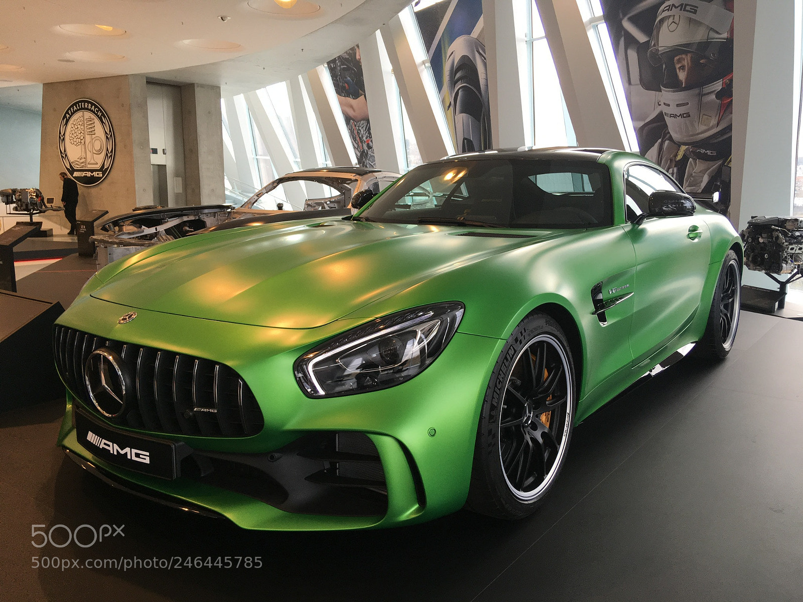 Apple iPhone SE sample photo. Mercedes museum photography