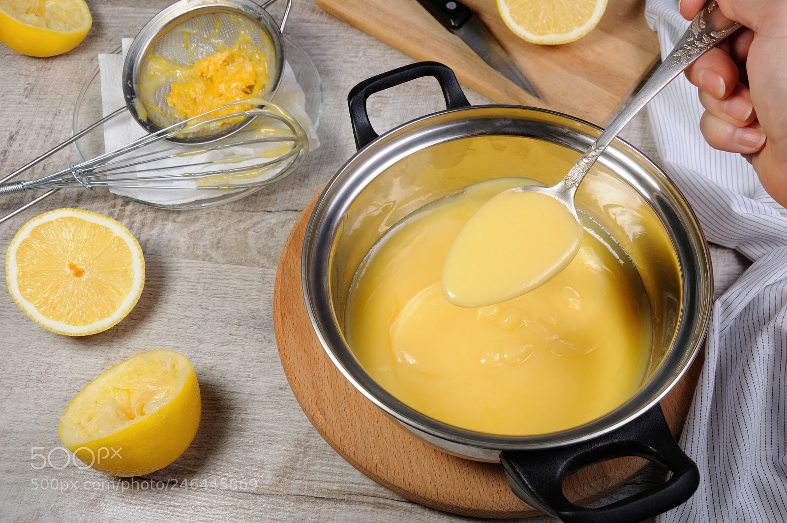 Nikon D90 sample photo. Lemon kyrd - custard photography