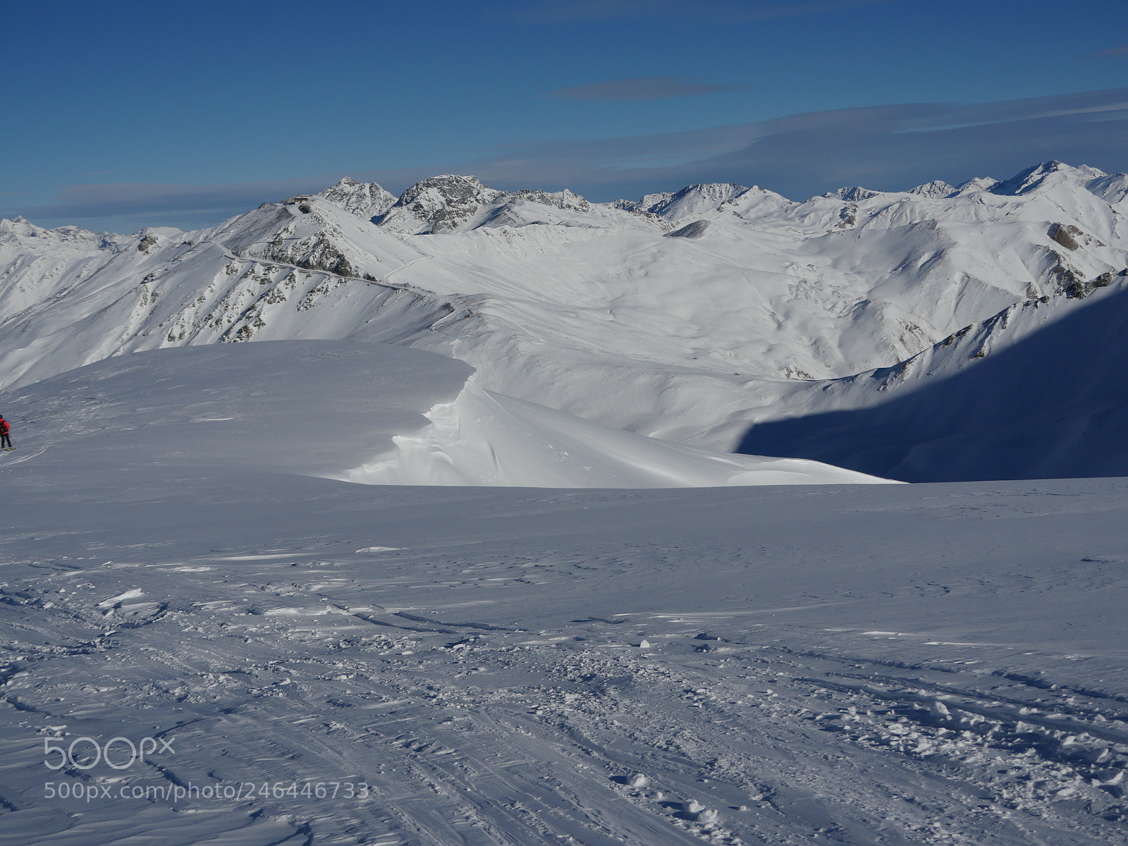 Panasonic Lumix DMC-GH4 sample photo. Winter snow covered mountain photography