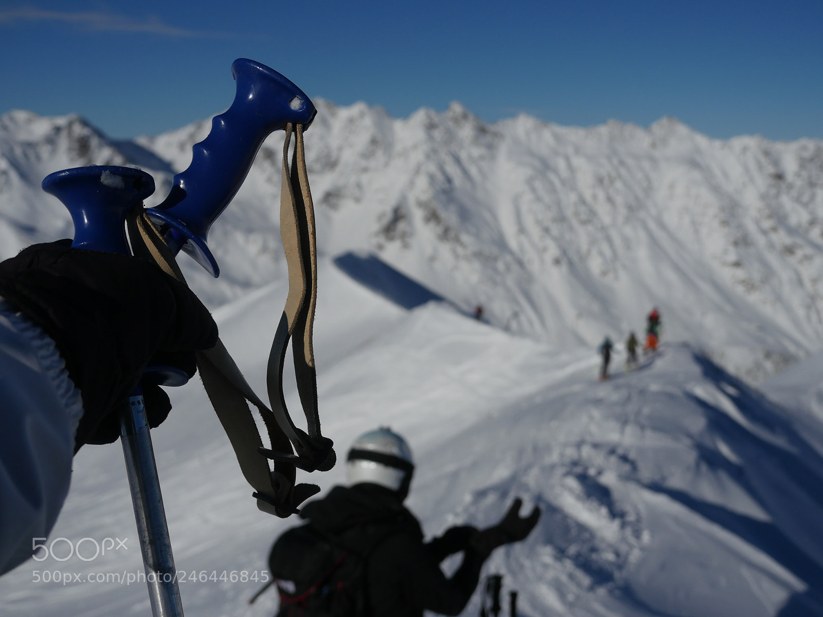 Panasonic Lumix DMC-GH4 sample photo. Ski poles in the photography