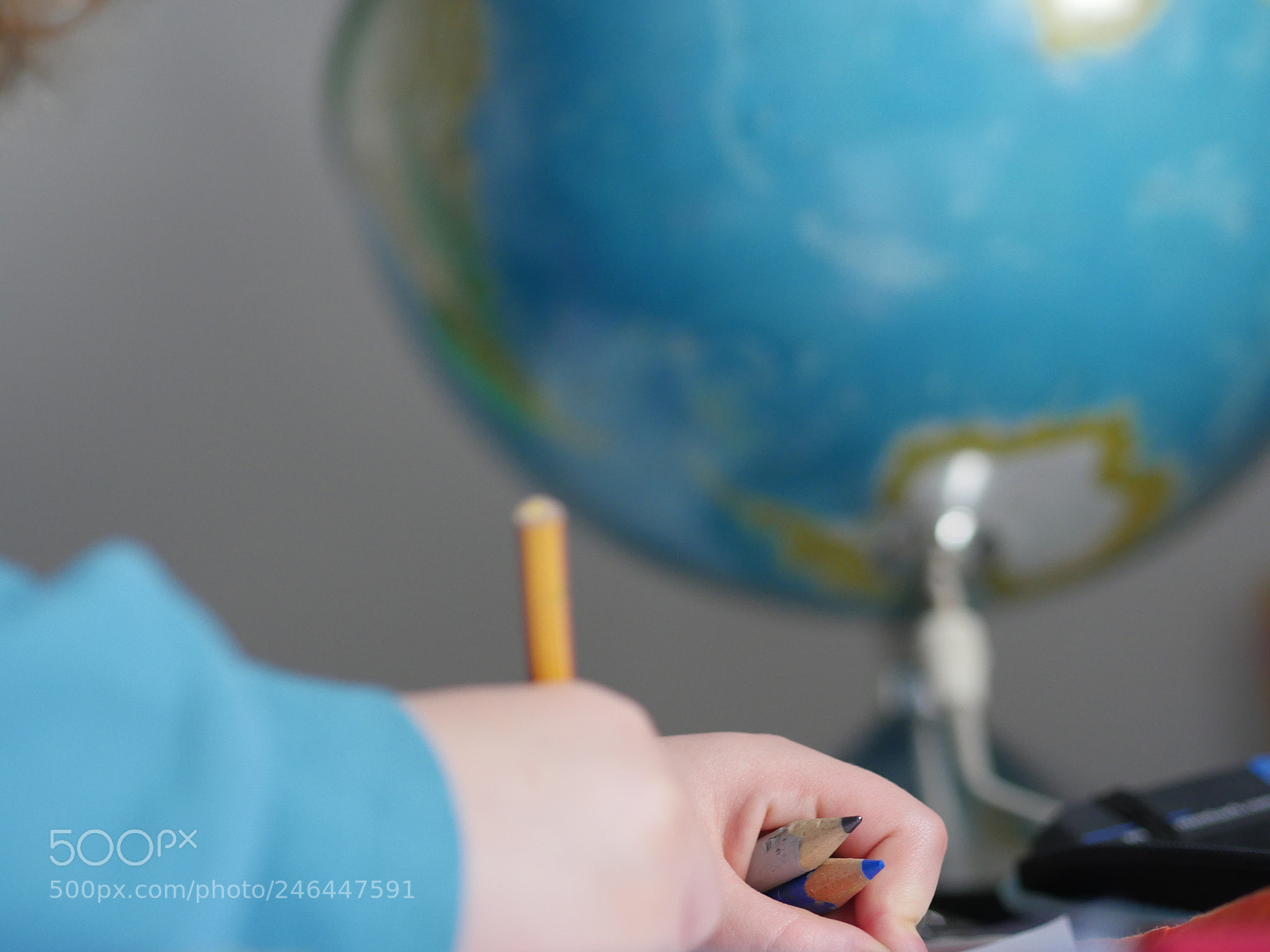 Panasonic Lumix DMC-GH4 sample photo. Child hands writing in photography
