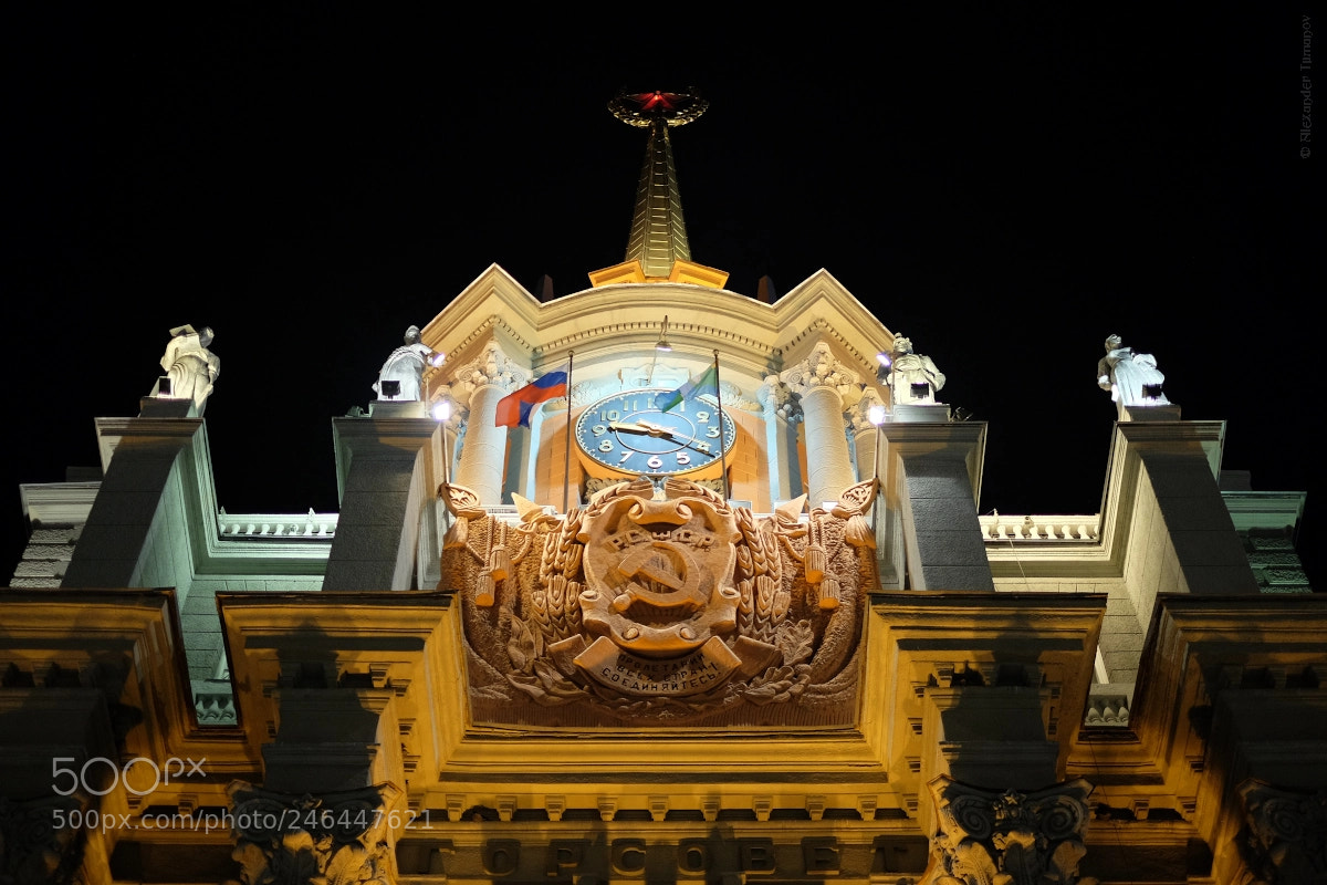Fujifilm X-T1 sample photo. City ​​administration building photography