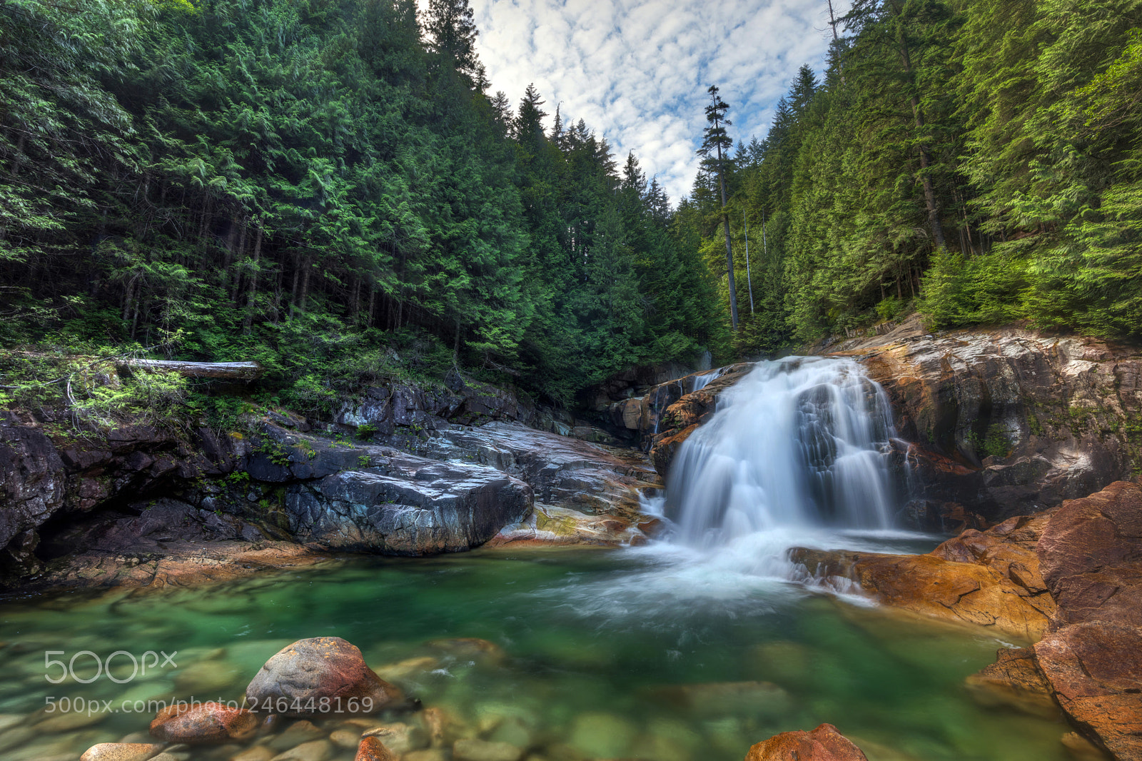 Canon EOS 5DS R sample photo. Lower falls in golden photography