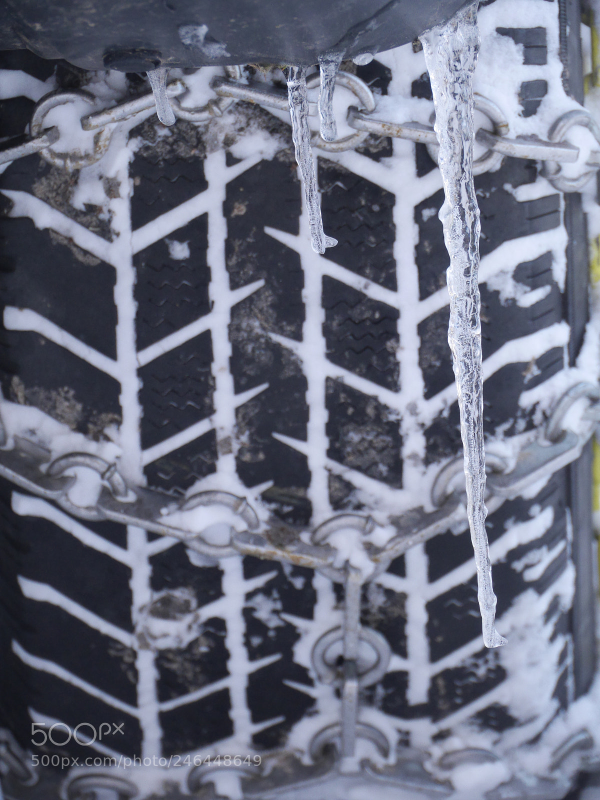 Panasonic Lumix DMC-GH3 sample photo. Close-up of car tyre photography