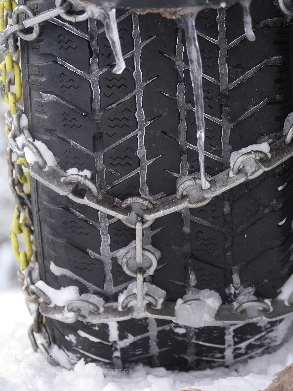 Panasonic Lumix DMC-GH3 sample photo. Close-up of car tyre photography