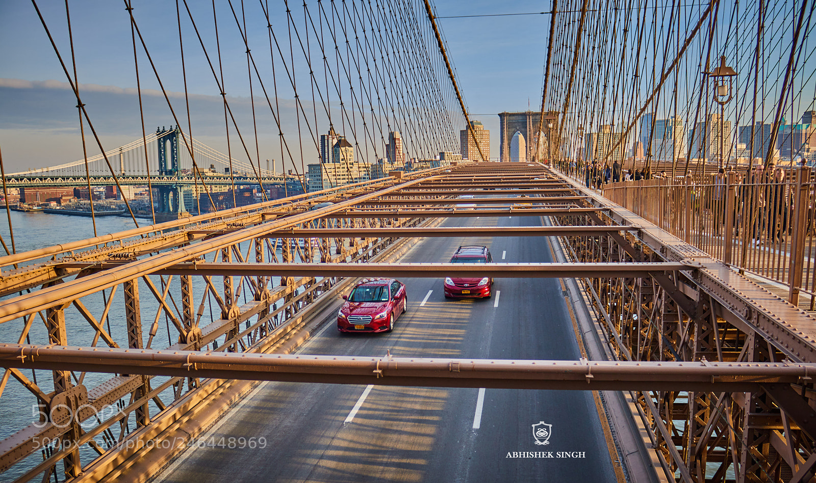Canon EOS 750D (EOS Rebel T6i / EOS Kiss X8i) sample photo. Brooklyn bridge view of photography