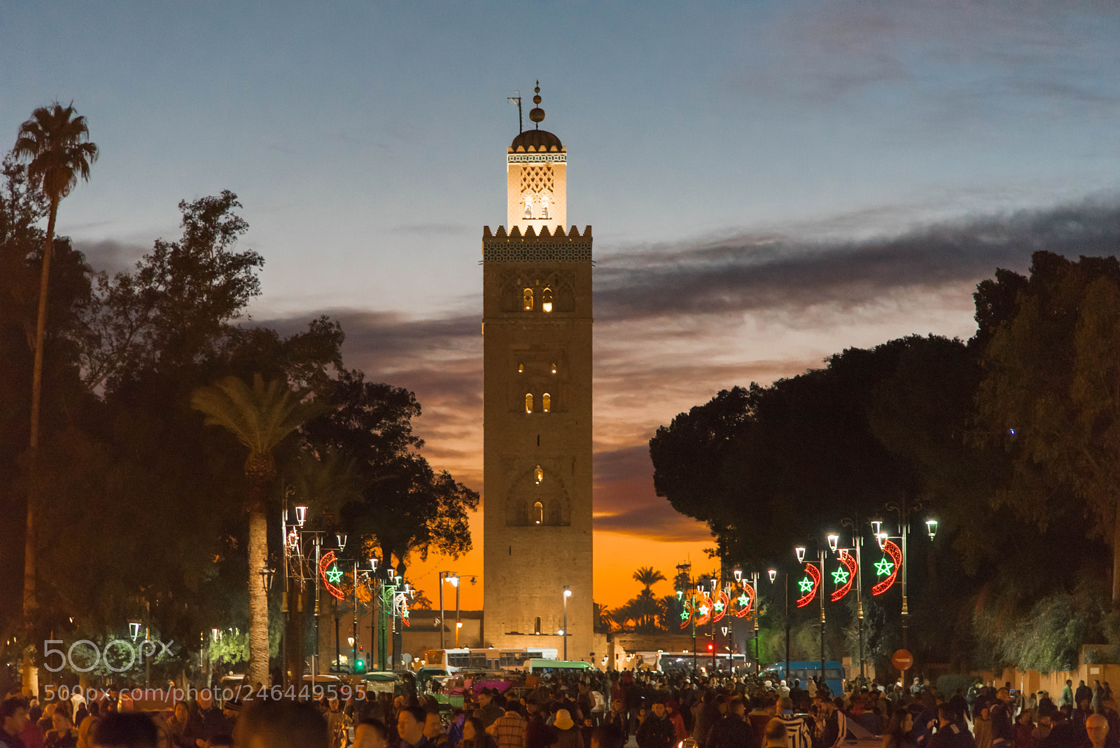 Nikon D750 sample photo. Koutoubia mosque from jemaa photography