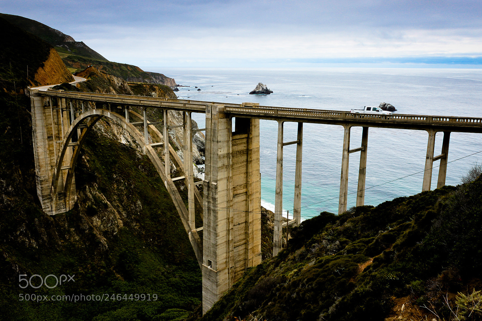 Canon EOS 500D (EOS Rebel T1i / EOS Kiss X3) sample photo. Bixby creek bridge photography