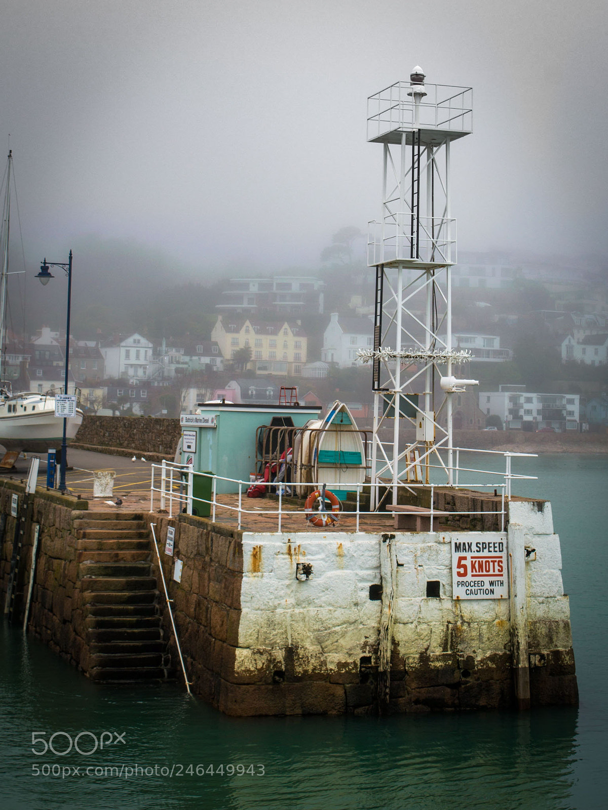 Nikon D3200 sample photo. Misty harbour photography
