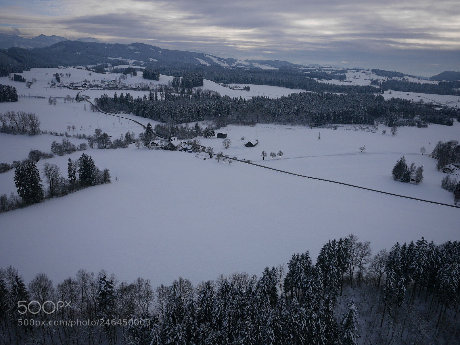 Panasonic Lumix DMC-GM1 sample photo. Aerial photo of winter photography