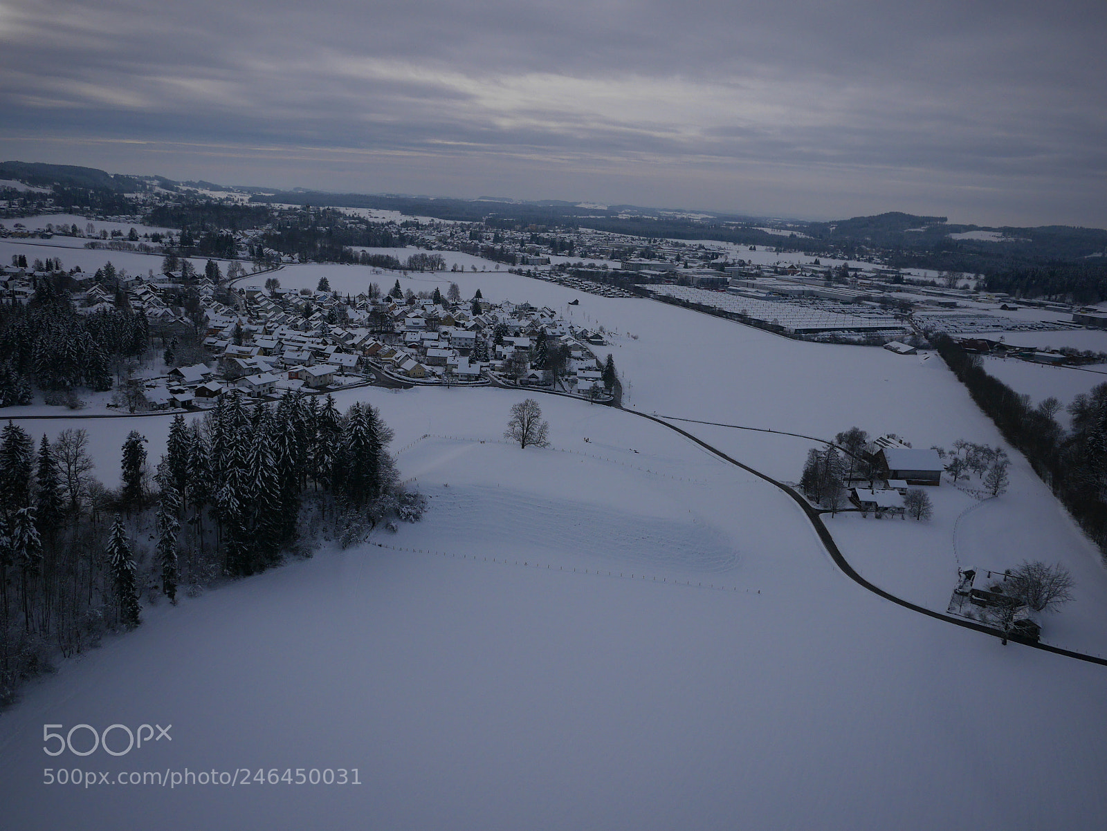 Panasonic Lumix DMC-GM1 sample photo. Aerial photo of winter photography