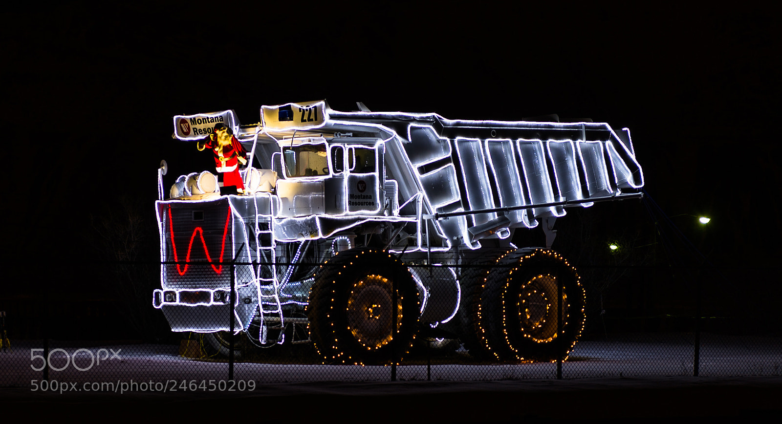 Nikon D4 sample photo. Santa's truck photography
