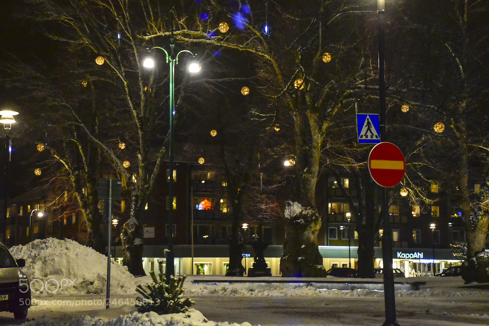 Nikon D5500 sample photo. Torget på kvällen_01 photography