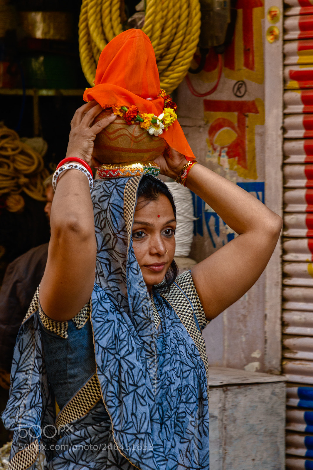 Nikon D850 sample photo. Udaipur festival participant photography