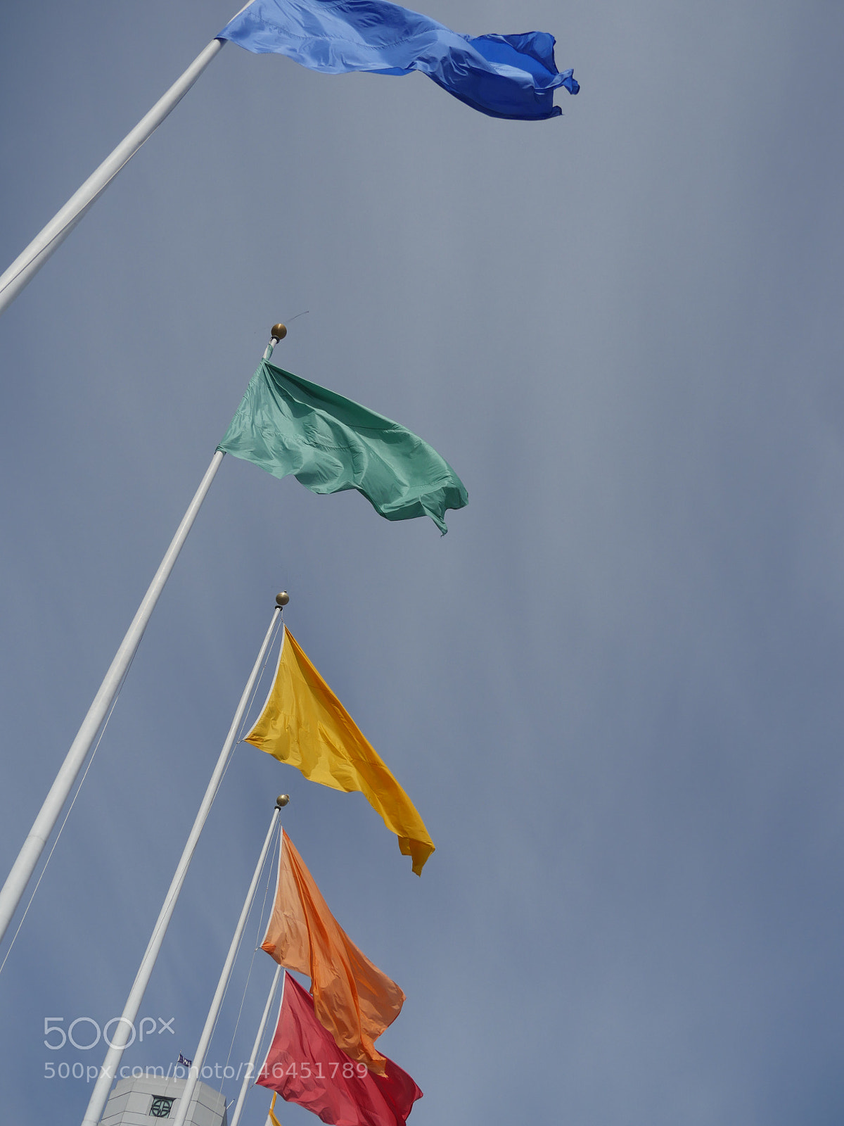 Panasonic Lumix DMC-GH4 sample photo. Flags of different colors photography
