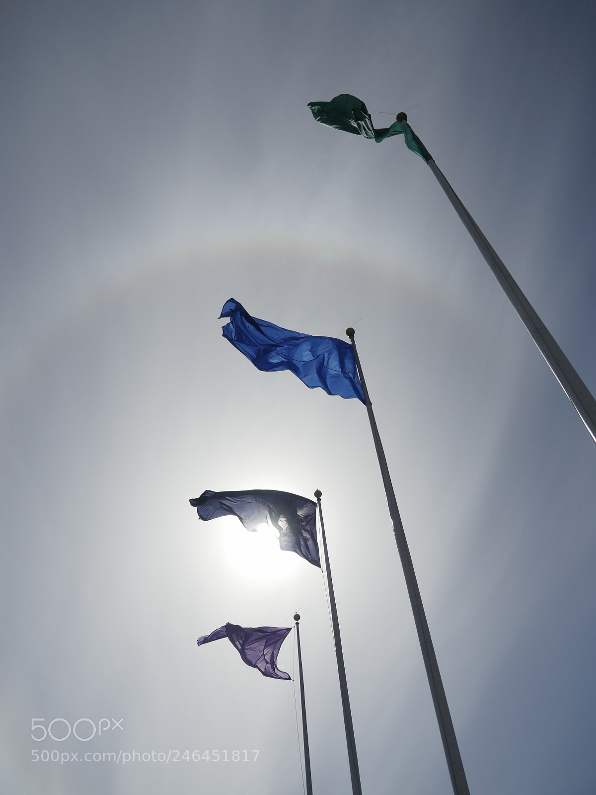 Panasonic Lumix DMC-GH4 sample photo. Flags of different colors photography