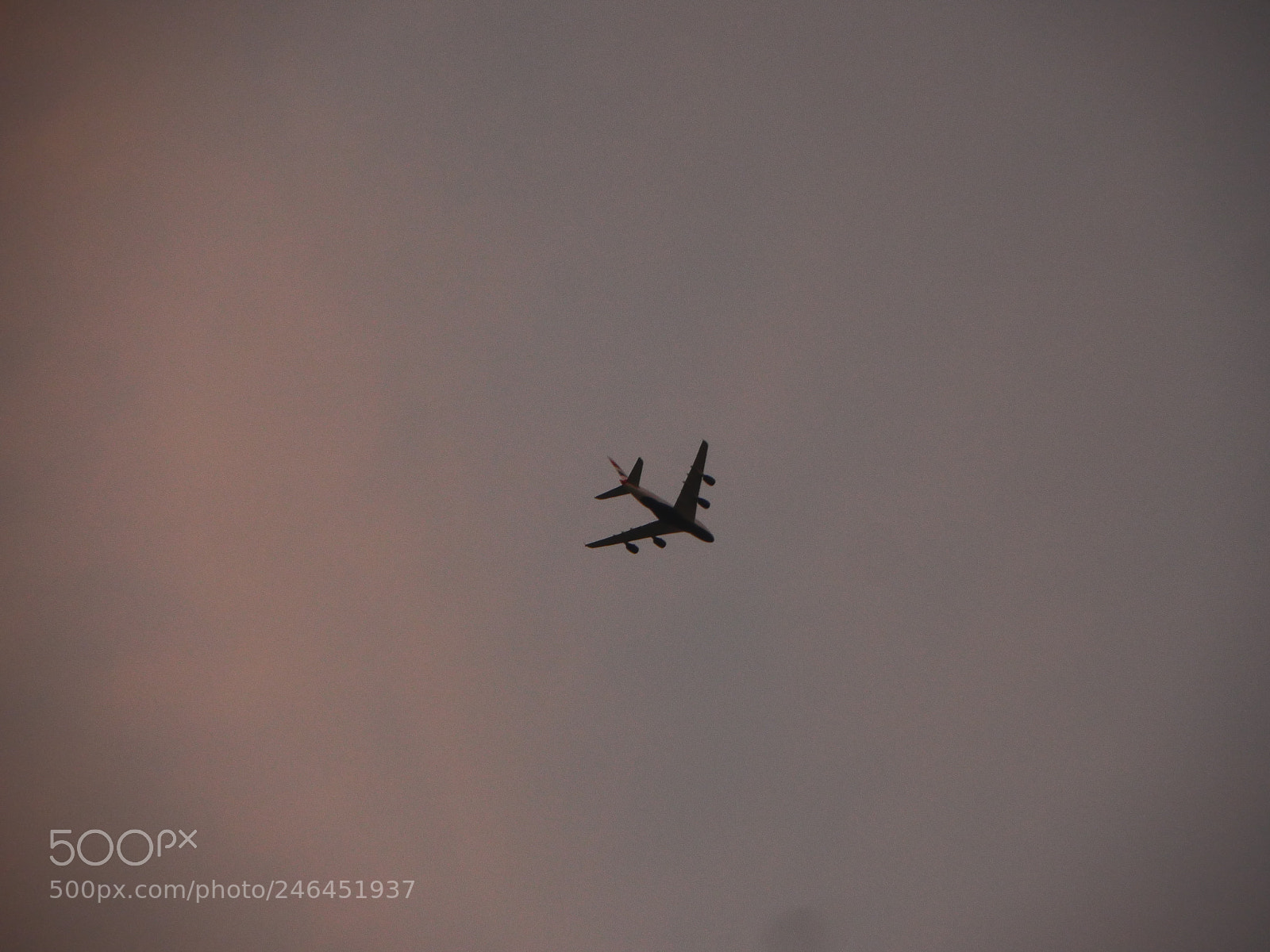 Panasonic Lumix DMC-GH4 sample photo. Airplane high in the photography