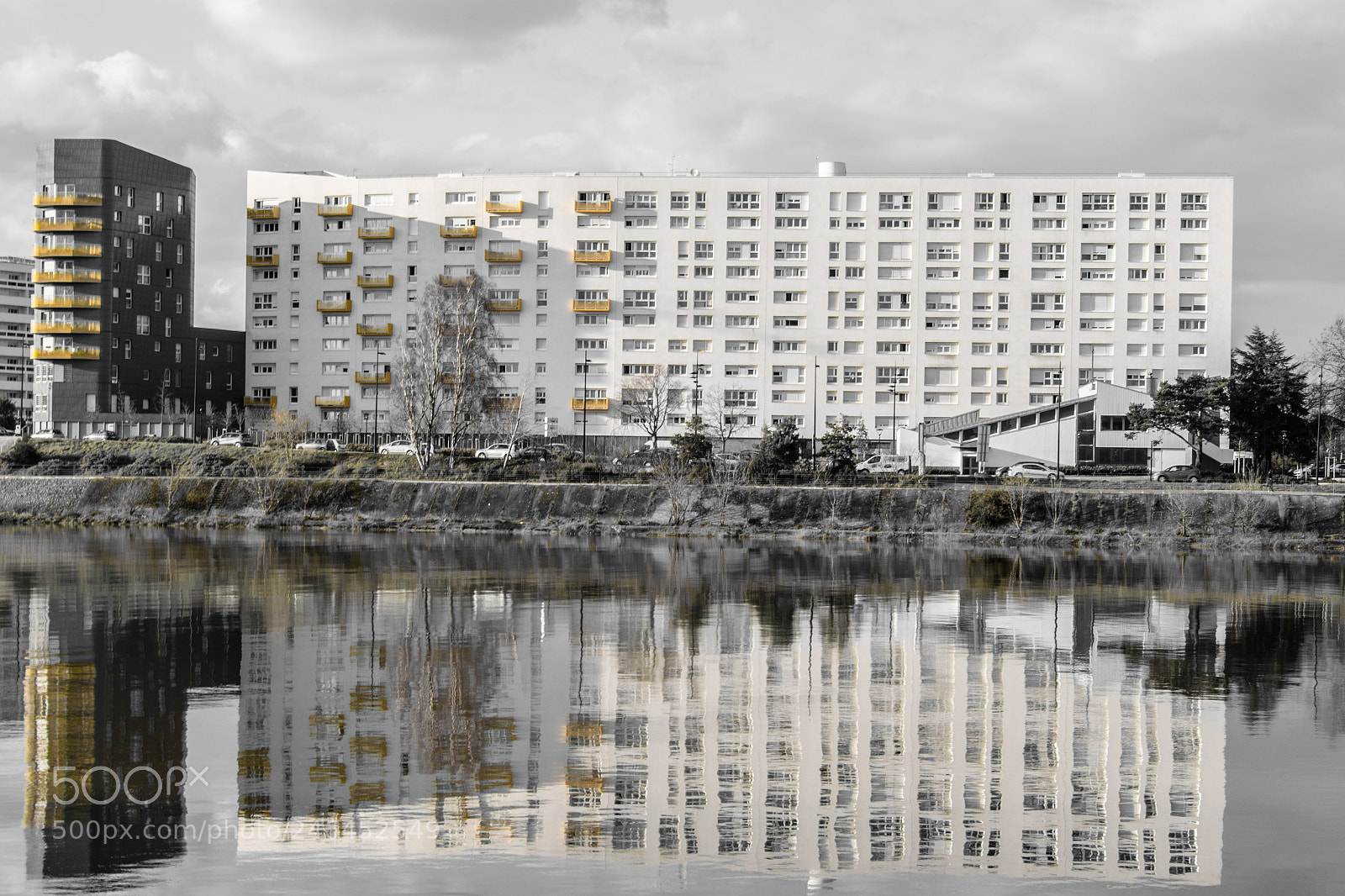 Nikon D7500 sample photo. Reflet d'immeubles photography