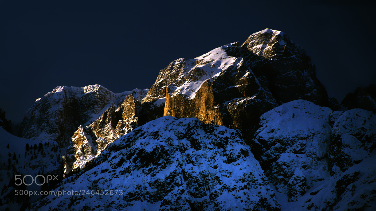 Nikon D7100 sample photo. The dolomites at sunrise photography