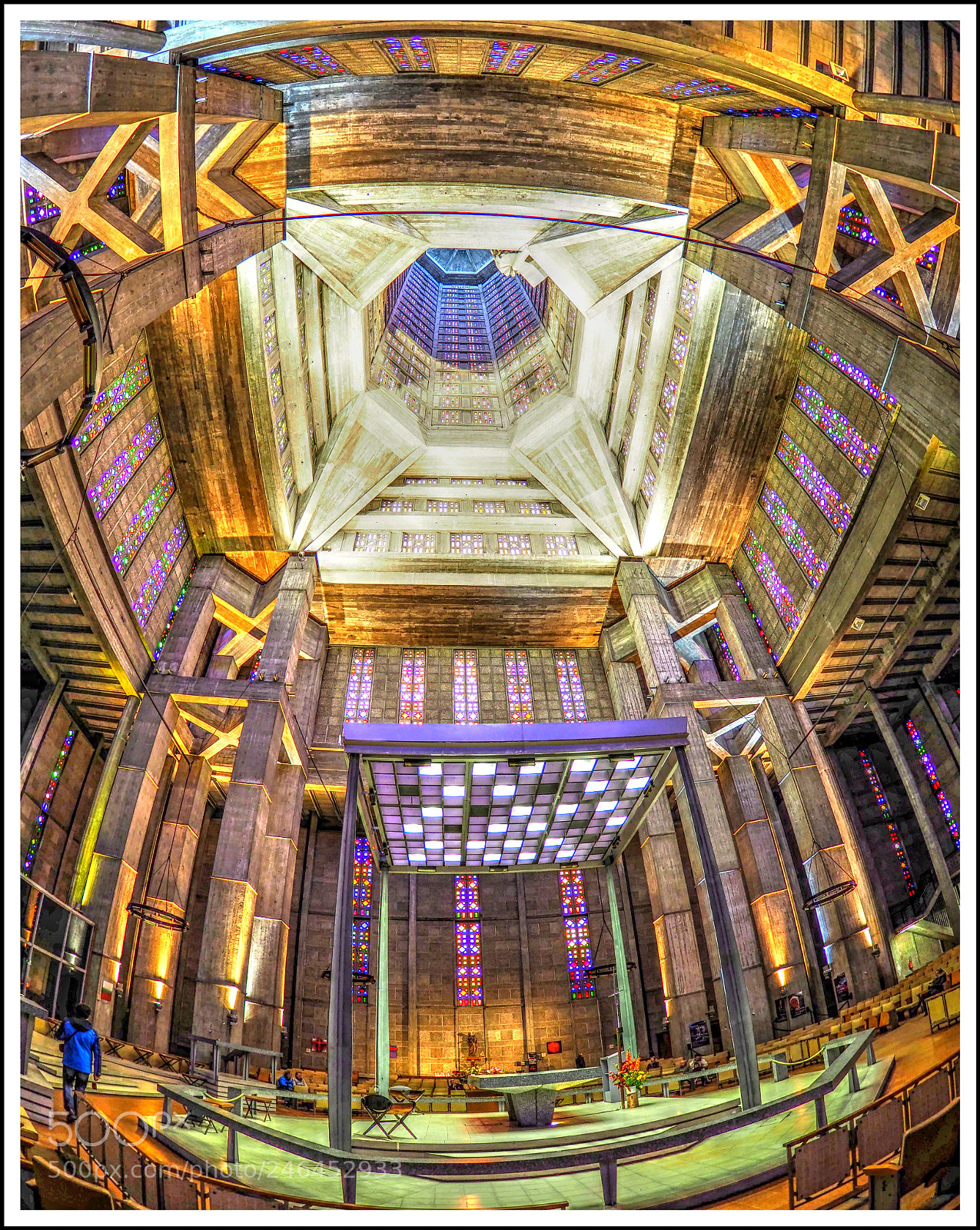 Olympus OM-D E-M1 Mark II sample photo. Église saint-joseph le havre photography