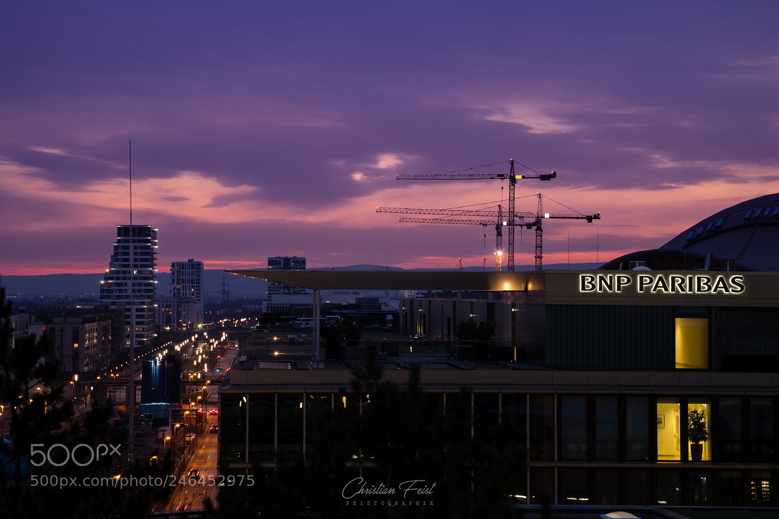 Sony a7 sample photo. Skyline frankfurt a. m photography