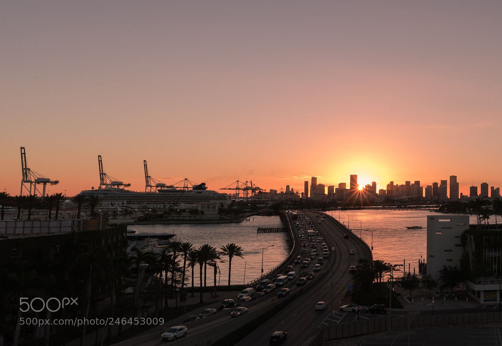 Nikon D750 sample photo. Miami sunset photography