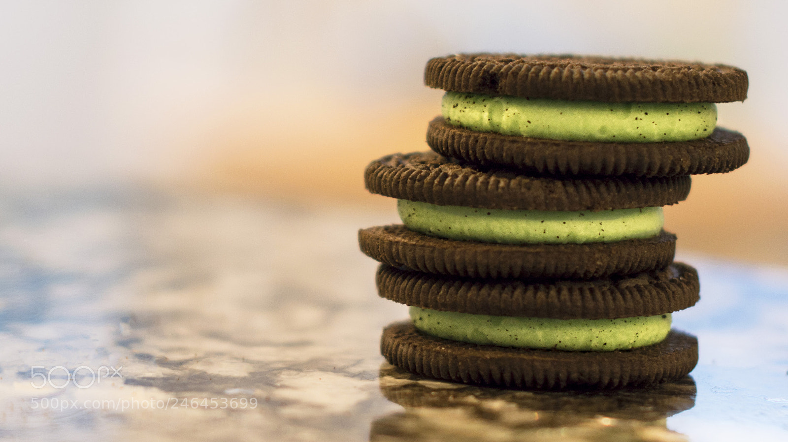 Nikon D3200 sample photo. Green cookie photography