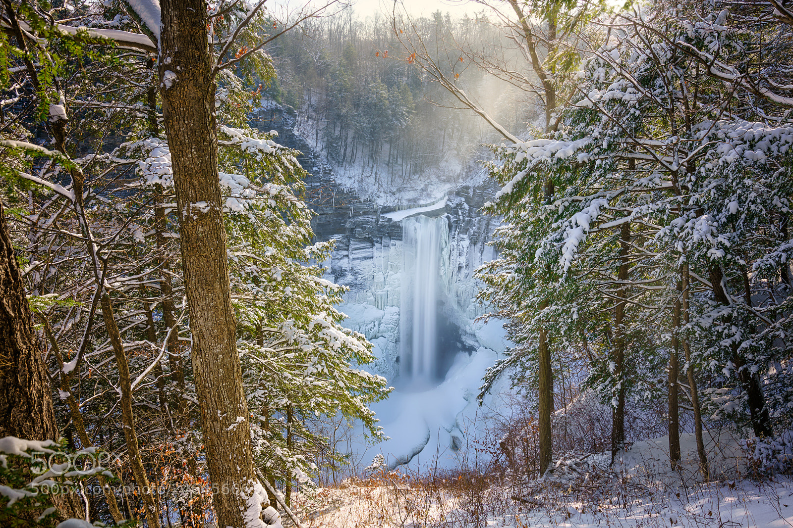 Sony a7R II sample photo. Taughannock falls state park photography