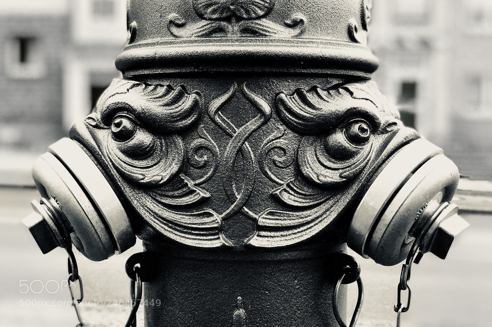 Apple iPhone X sample photo. Dragons‘ hydrant photography