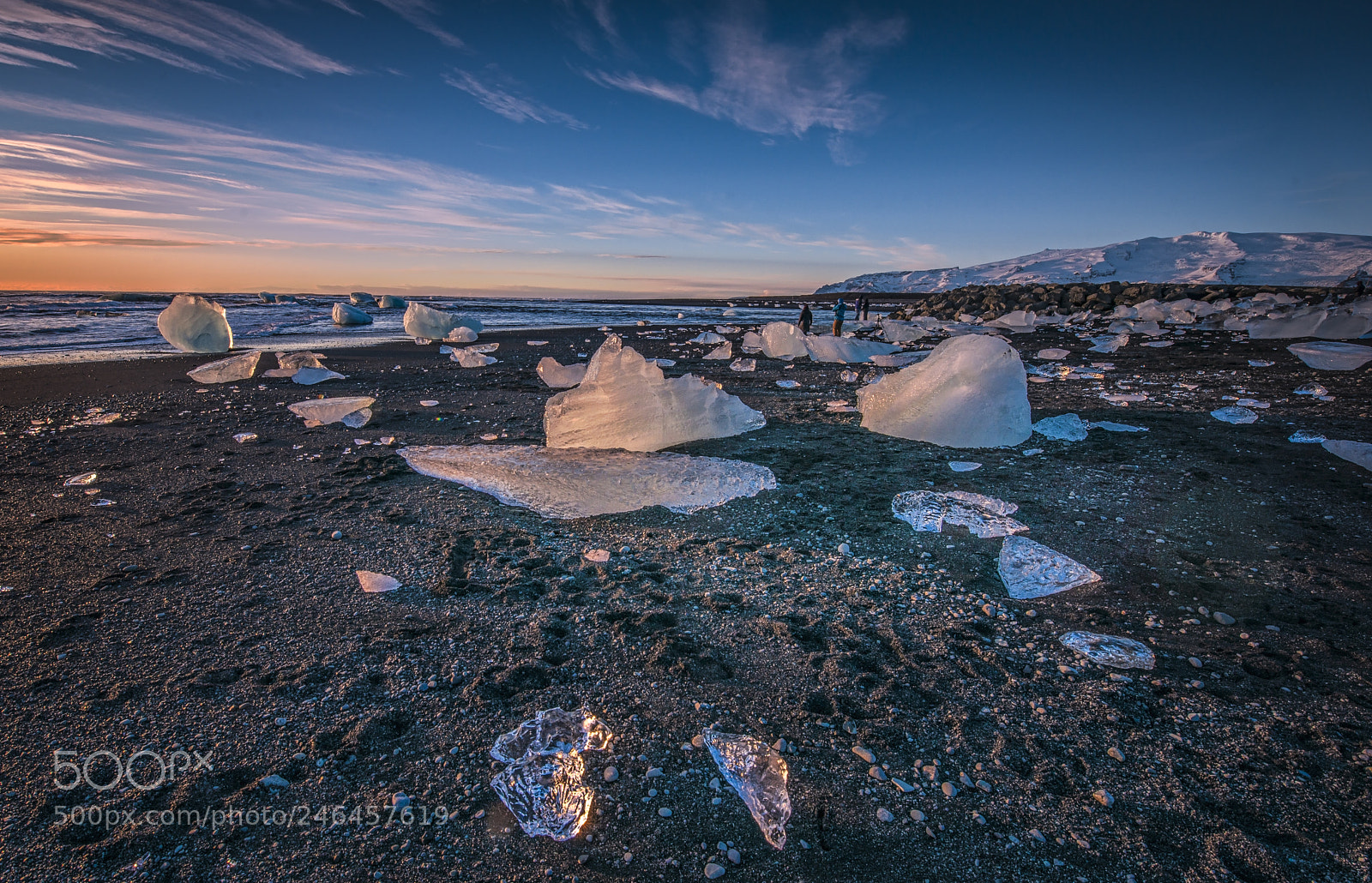 Nikon D800 sample photo. Diamond beach at sunrise photography